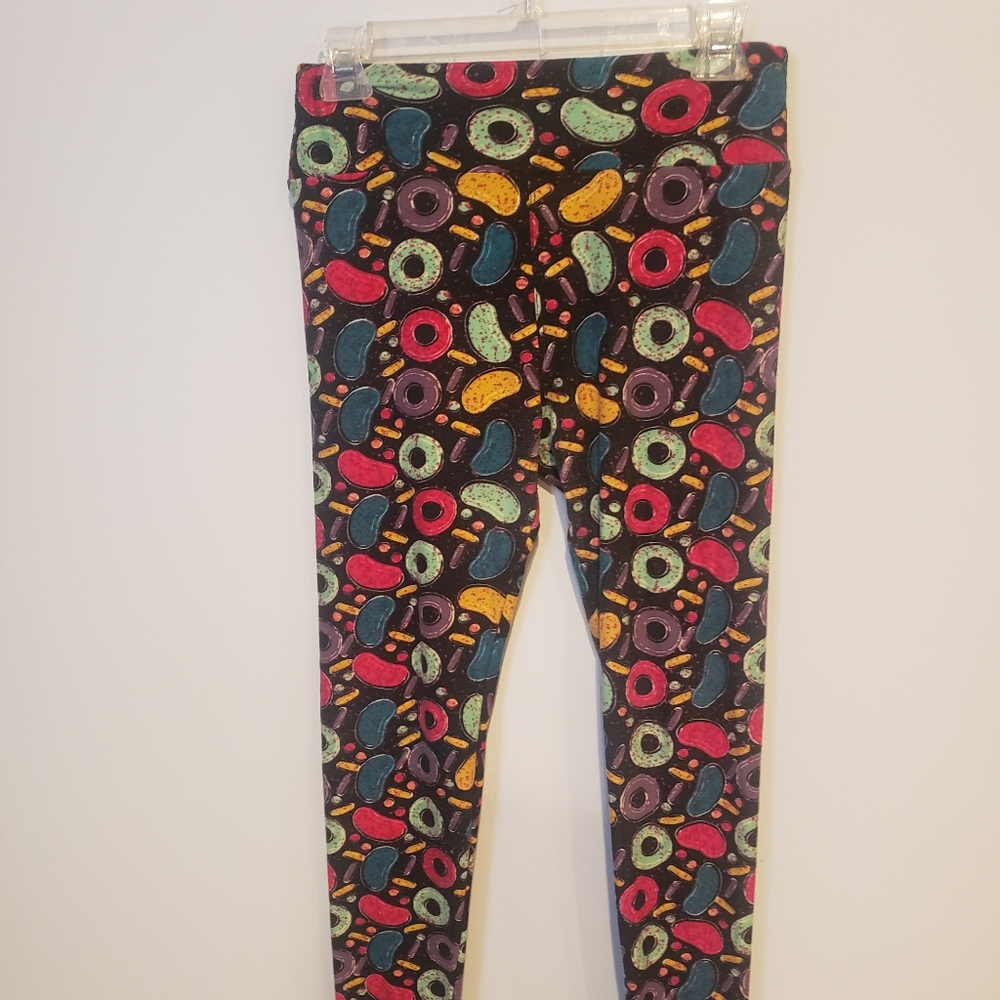 LulaRoe Donut Leggings OS